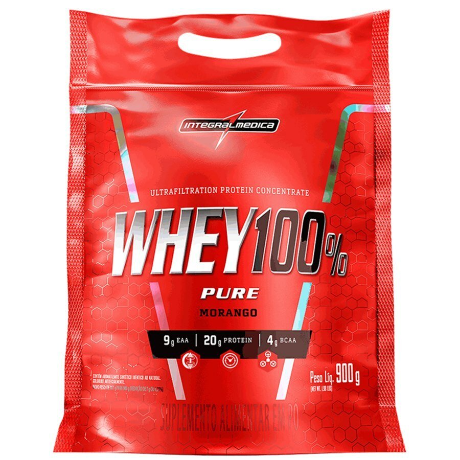 large-638669385203737624-828706.jpg Whey 100% Pure Sabor Morango Refil 900g - Imagem 1